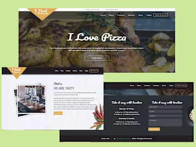 Responsive & professional restaurant