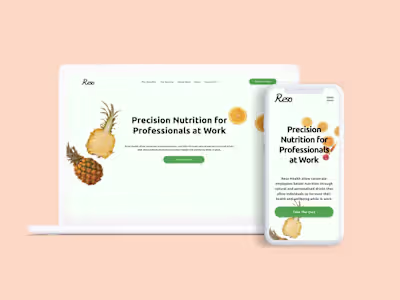 Branding, Logo and Website Design for Reso Health Ltd.