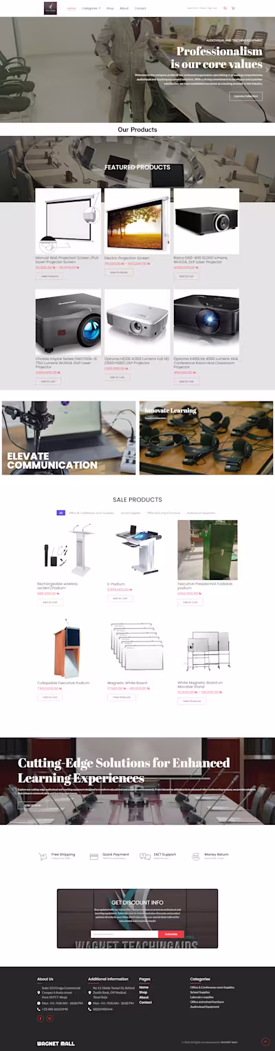 Build an E Commerce Store
