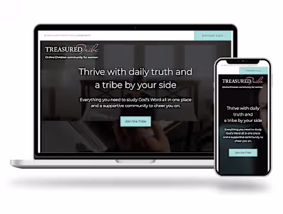 Treasured Tribe Community Web Site