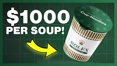 I Redesigned Rolex to Sell LUXURY SOUPS