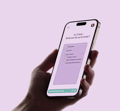 ADHD-Friendly Task Management App Design