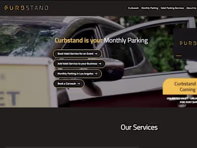 Curbstand is a full-service parking