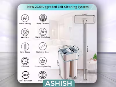 Ecommerce Listing Design | Product Features, Lifestyle Images