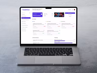 TaskHive: A Smarter Way to Manage Work & Attendance