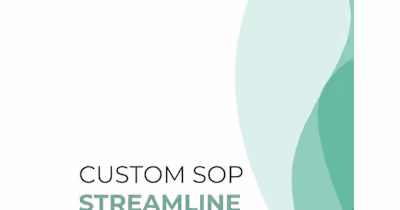 Custom SOP to Streamline Your Workflow