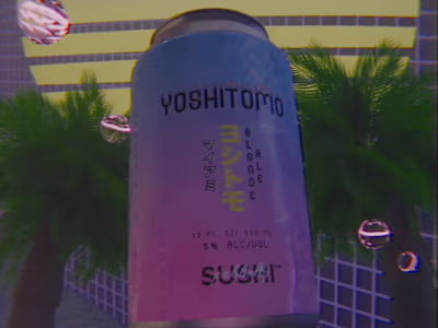 Vaporwave Loop Animation for Social Media