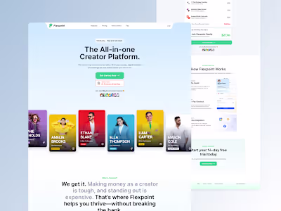 Flexpoint UX Redesign for Enhanced Creator Experience