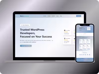 Modern, Interactive Website Design for a Tech & IT Agency