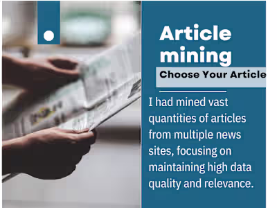 Comprehensive Article Mining
