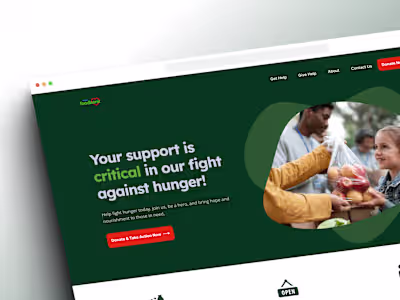 UX & UI | Rugby Foodbank