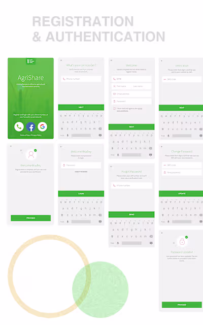 AgriShare iOS, Android and Web App 2018 on Behance