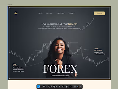 New Landing Page design for