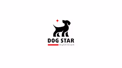 Dog star logo design :: Behance