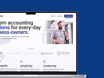 Brand + Website Design & Development for Vandermolen