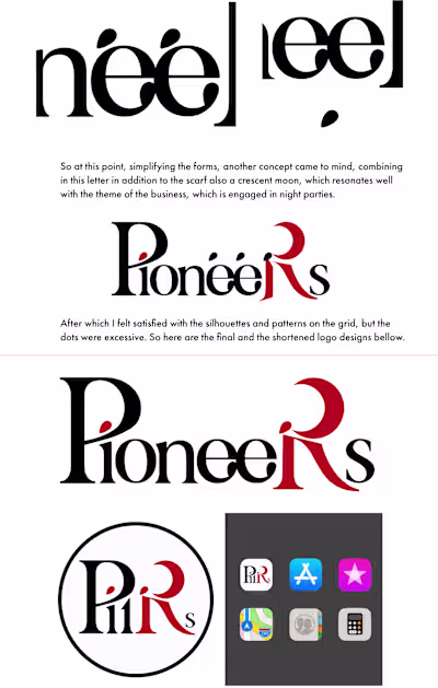 Music event organiser branding