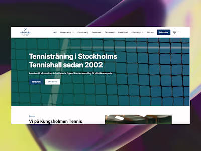 Kungsholmen tennis (Website)