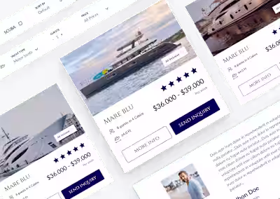 Virgin Island Charter Boats website | Figma to WordPress & API