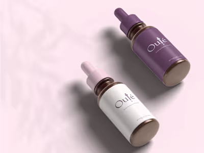 Oulé Facial Serum Brand Design 