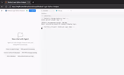 Pediatric Dosage Calculator (Python)
 ​A