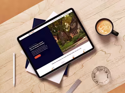 🔥CRISPY SLEEK Landing Page For A Solid Mortgage Lending Firm