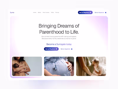 Surro Website Design