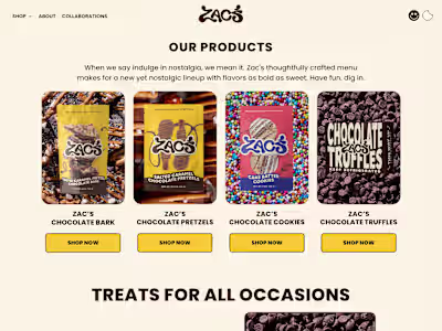 Zac's Sweet Shop