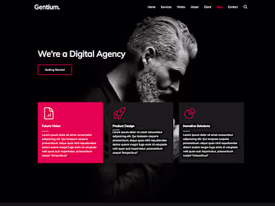 Gentium Landing Page