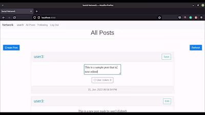 Basic Social Media App 