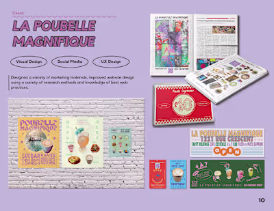 Visual Design for La Poubelle
