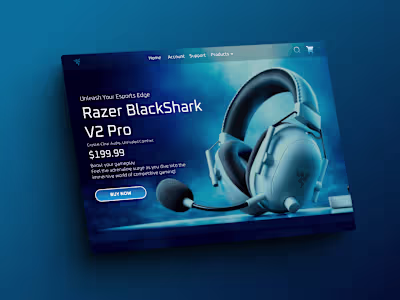 Razer Product design concept website