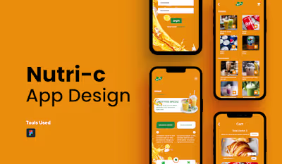 Case Study (Nutri-C) Mobile App and website Design on Behance