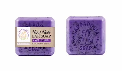 SOAP PRODUCT LOGO AND PACKAGING DESIGN & mockup