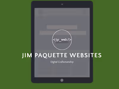 Jim Paquette Websites