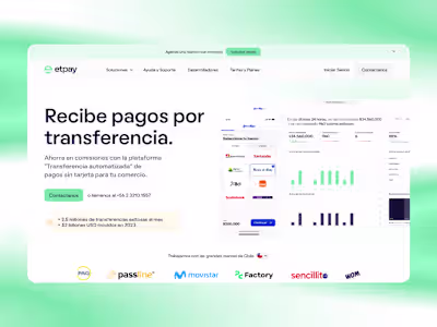 Etpay — Website Migration to Framer