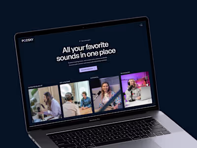 Podsky - Music & Audio Website Template