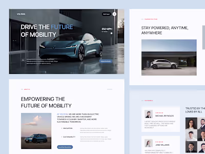 Voltera Electric Vehicles Website Design