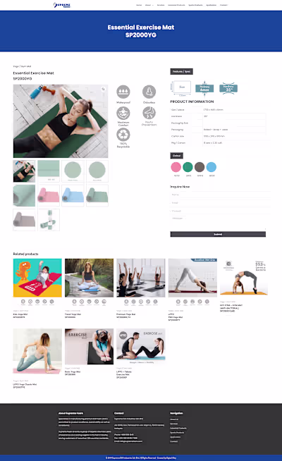 Supremefoam | Website Development