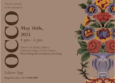 Invite Design