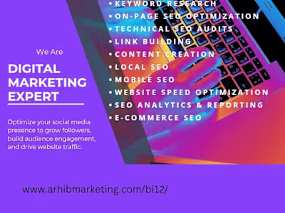 Digital marketing strategies implementation project 
