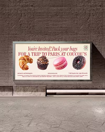 Coucou- Patisserie Branding and Packaging Design