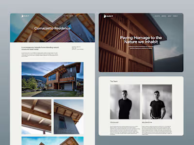 Webflow Architecture Firm Website - Development & SEO