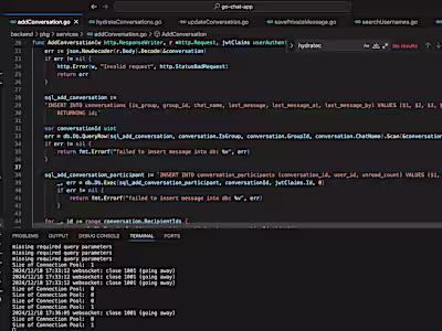 Real-Time Chat Application with Websockets, React and Golang