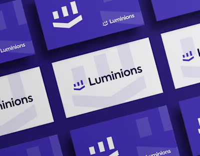 Luminions Tech Logo and Brand Identity