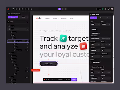 Orbi – No-Code Website & App Builder