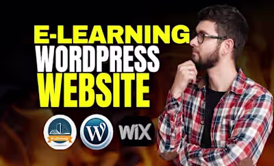 I will build wordpress elearning lms website with learndash tut…