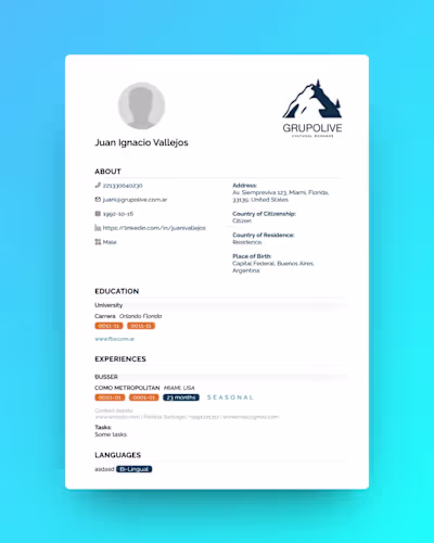 Resume Builder - CV Creator