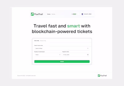 FluxTrail - Decentralizing Transport Ticketing on Blockchain