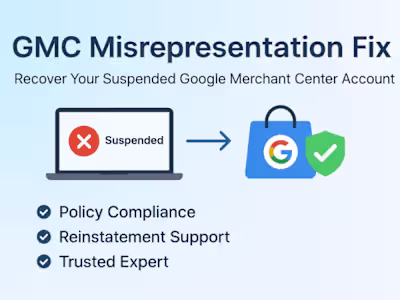 Google Merchant Center Suspended? No worries, we can fix it ...