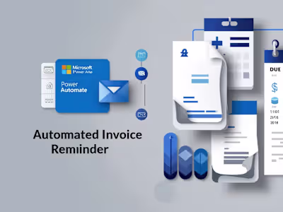 Invoice Due Reminder Automation with Power Automate